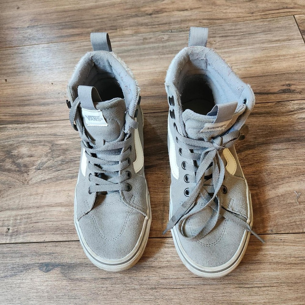 Vans Filmore Hi VansGuard Drizzle/White Suede High Top Sneakers – Women's 6.5